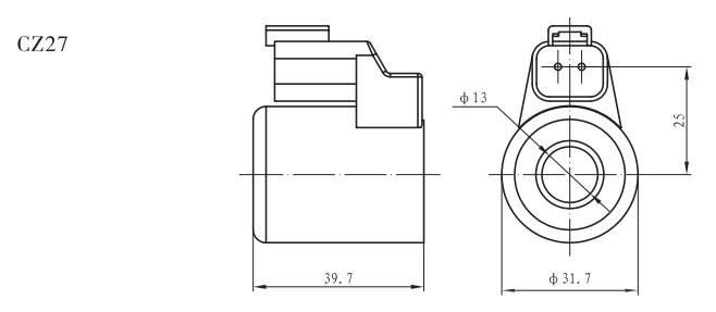 CZ27插裝閥用電磁鐵