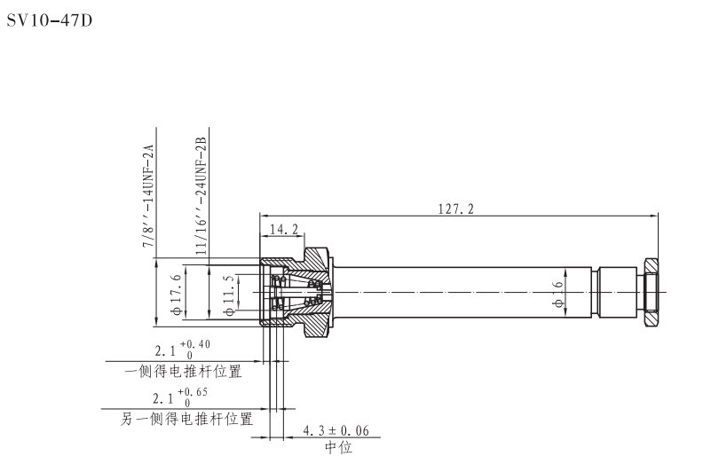 SV10-47D插裝磁管