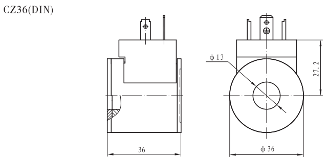 CZ36(DIN)插裝閥用電磁鐵